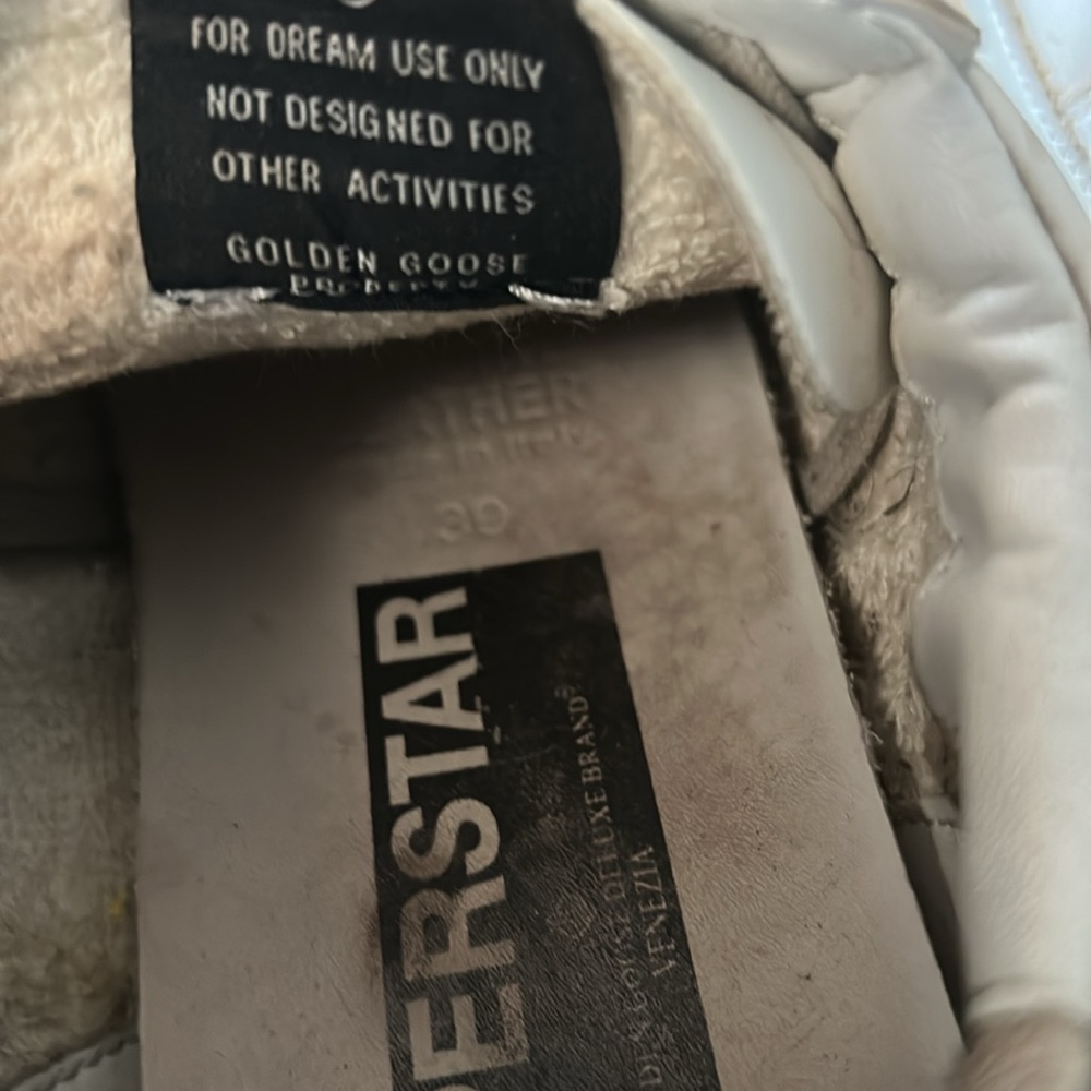 Golden Goose Superstar Sneakers Black Star - Picture 6 of 10